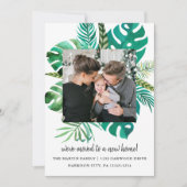 住所の変更トロピカル離れ写真 案内状 (正面)