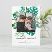 住所の変更トロピカル離れ写真 案内状 (スタンド正面)