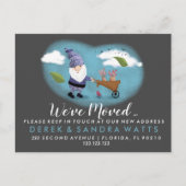 住所の変更ハウスガーデン格言 案内ポストカード (正面)