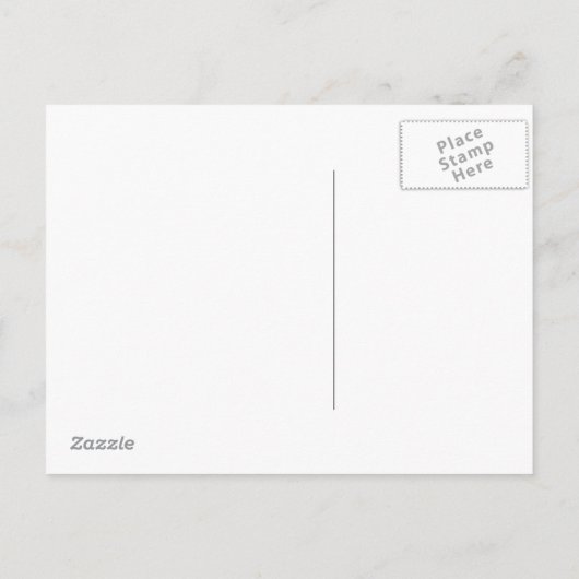 住所の変更ビーチテーマヤシの木 案内ポストカード (裏面)