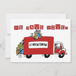 住所の変更フラットカードを移動 招待状