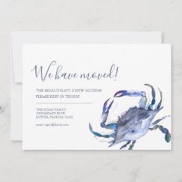 住所の変更ブルーカニ移動告知 案内状