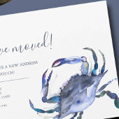 住所の変更ブルーカニ移動告知 案内状