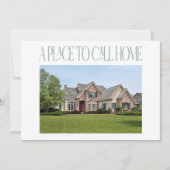 住所の変更ホームモダン写真の移動 案内状 (正面)