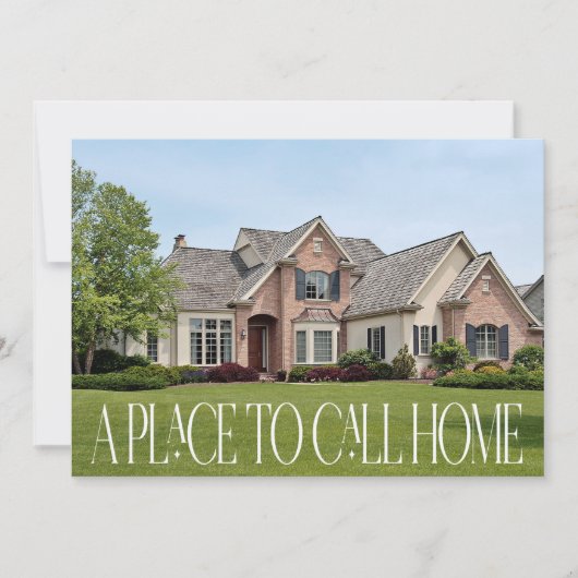 住所の変更ホーム写真の移動 案内状 (正面)