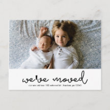 住所の変更モダン写真