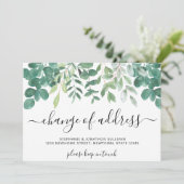 住所の変更ユーカリの動く発表 案内状 (スタンド正面)