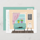 住所の変更住宅スイートホームポストカード 案内ポストカード (正面/裏面)