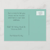住所の変更住宅スイートホームポストカード 案内ポストカード (裏面)