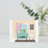 住所の変更住宅スイートホームポストカード 案内ポストカード (スタンド正面)