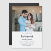 住所の変更写真の移動 マグネット招待状 (正面/裏面)