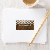 住所の変更素朴木地 ラベル (インサイチュ)