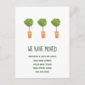 住所の変更 |お知らせの移動 ポストカード (正面)