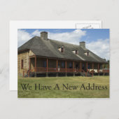 住所の変更 – ウィルダネス砦 案内ポストカード (正面/裏面)