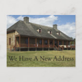 住所の変更 – ウィルダネス砦 案内ポストカード (正面)