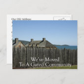 住所の変更 – ゲートコミュニティ 案内ポストカード (正面/裏面)