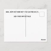 住所の変更 – ザマンションハウス –  ポストカード (裏面)