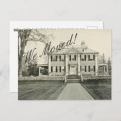 住所の変更 – ザマンションハウス – ミーム ポストカード (正面/裏面)