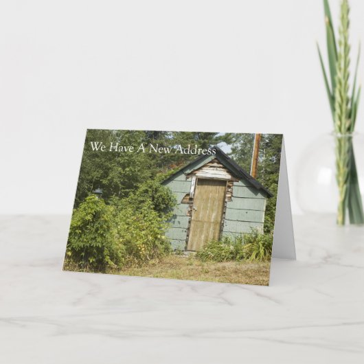 住所の変更：ドアが必要 案内状 (正面)