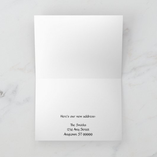 住所の変更：レイクショアアドレス 案内状 (内部)