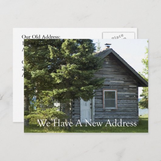 住所の変更 – レイクショア 案内ポストカード (正面/裏面)