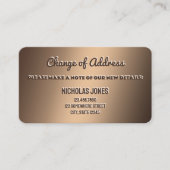 住所の変更 名刺 (正面)