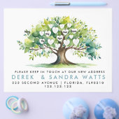 住所の変更，告知ファミリツリーの移動 チラシ (シングル)