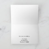 住所の変更：大テント 案内状 (内部)