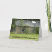 住所の変更:屋根に作業が必要 案内状 (正面)