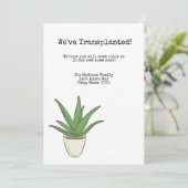 住所の変更 招待状 (スタンド正面)