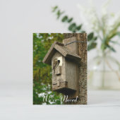 住所の変更 案内ポストカード (スタンド正面)