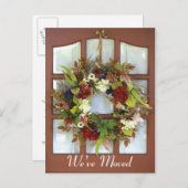 住所の変更 案内ポストカード (正面/裏面)