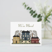 住所の変更 案内ポストカード (スタンド正面)