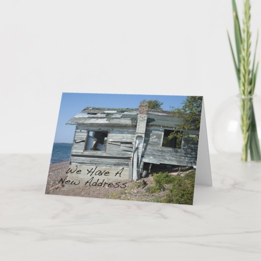 住所の変更：水 案内状 (正面)