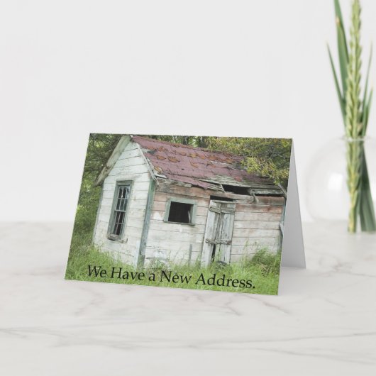 住所の変更:素晴らし場所 案内状 (正面)