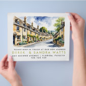 住所の変更,d移動された発表文字 チラシ (手)