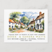 住所の変更，d移動発表村 案内ポストカード (正面)