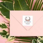 住所の変更Stag Antlerフローラ住所 シール