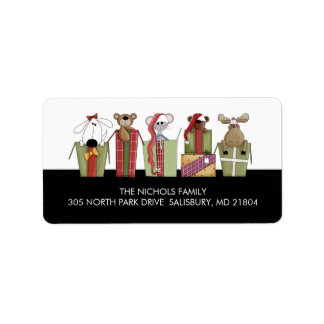 住所の宛名ラベル ラベル