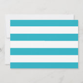 住所の青ストライプ白の変更 案内状 (裏面)