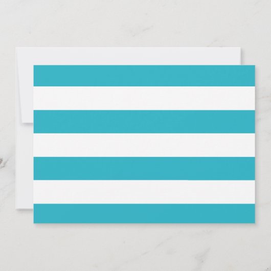 住所の青ストライプ白の変更 案内状 (裏面)