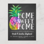 住所はがきの変更はパイナップルを移動した 案内ポストカード (正面)