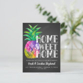 住所はがきの変更はパイナップルを移動した 案内ポストカード (スタンド正面)