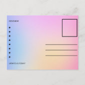 住所はがきの変更 ポストカード (裏面)