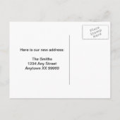 住所はがきの変更:新カラフルしい住所 案内ポストカード (裏面)