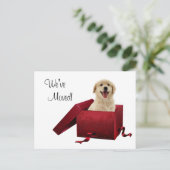 住所はがきの変更 案内ポストカード (スタンド正面)