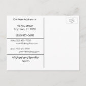 住所はがきの変更 案内ポストカード (裏面)