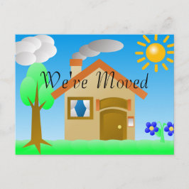住所はがきの変更 案内ポストカード