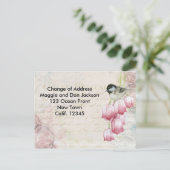 住所はがきの変更 案内ポストカード (スタンド正面)