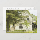 住所はがきの変更：素晴らし造園 案内ポストカード (正面/裏面)